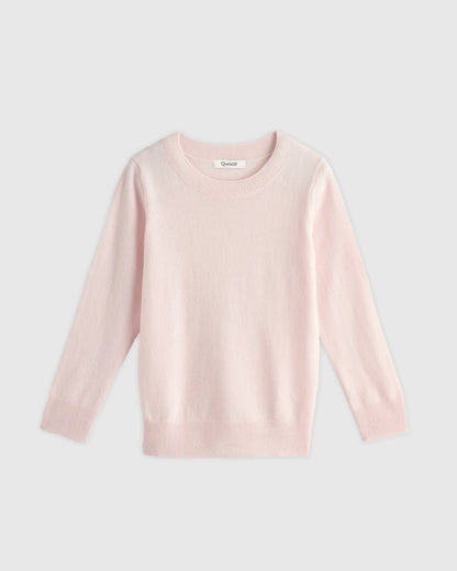 Washable Cashmere Crewneck Sweater - 6 / Heather Grey