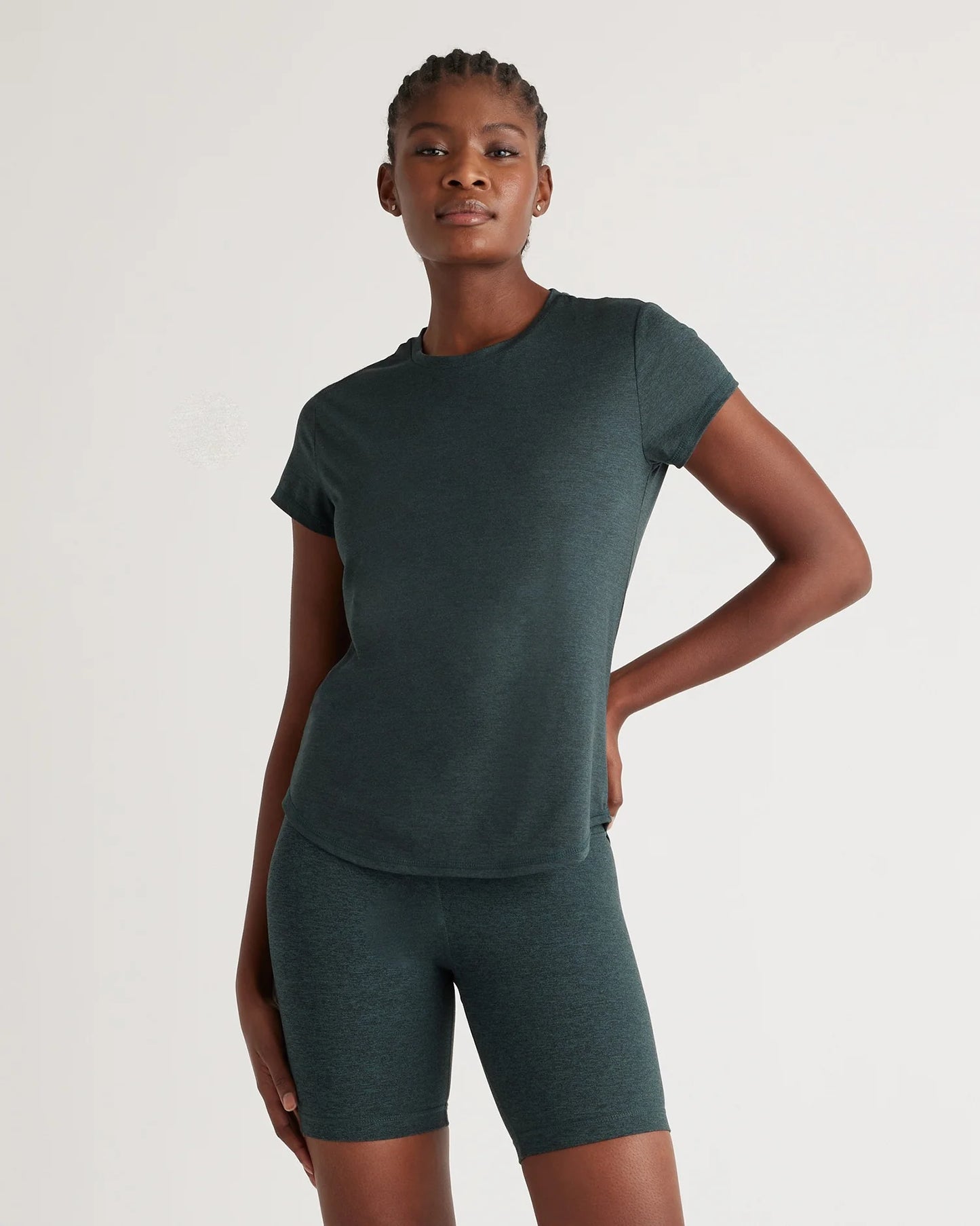 Flowknit Breeze Tee - XS / Heather Green