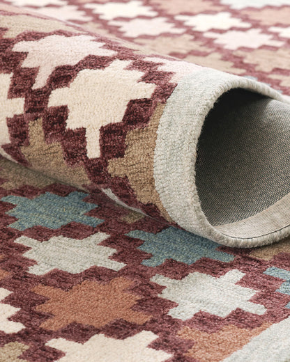 Leah Hand-Tufted Wool Rug - 5' x 8' / Multi