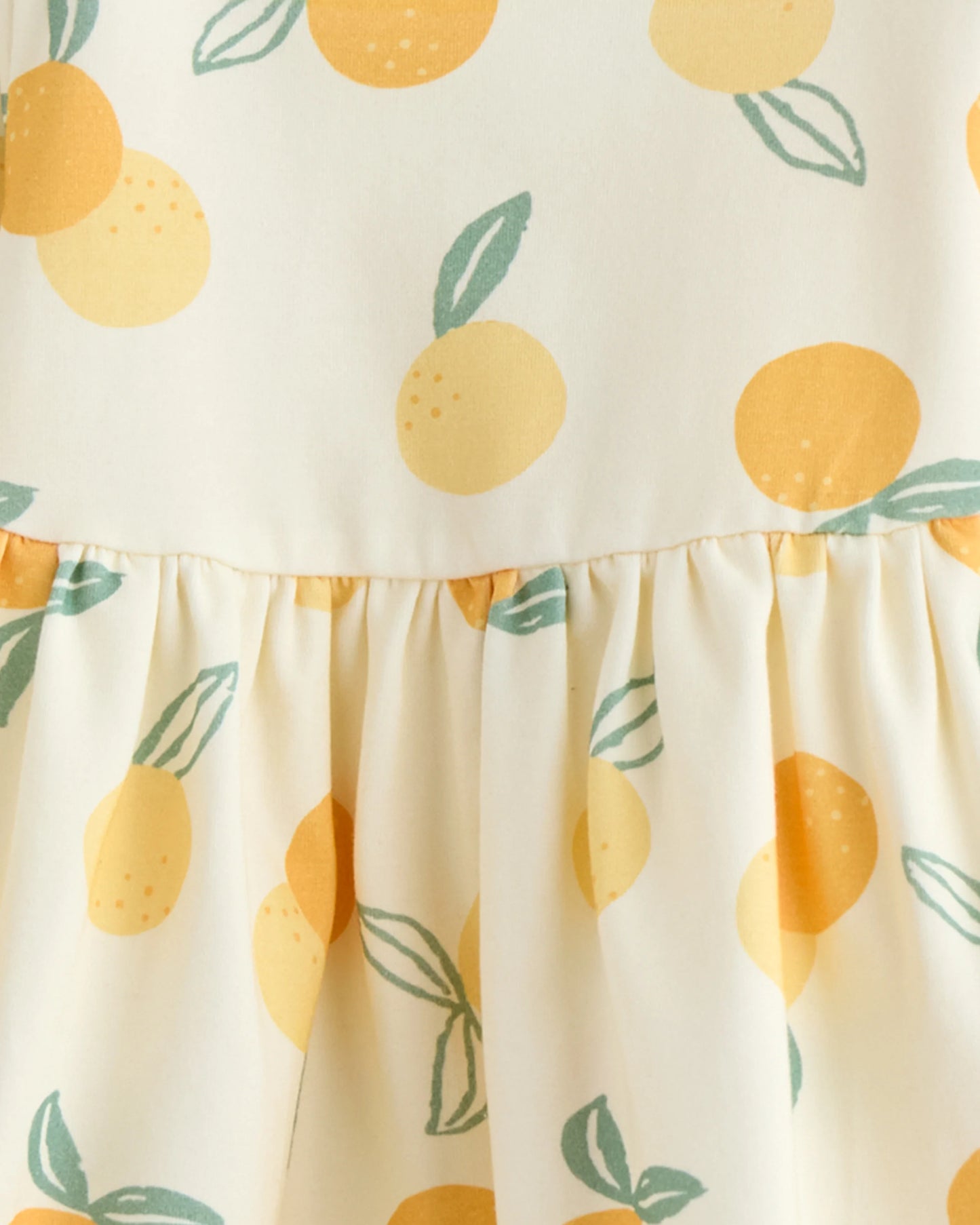 Organic Cotton Fit and Flare Pocket Dress - 12-18M / Cloud Rainbow Stripe