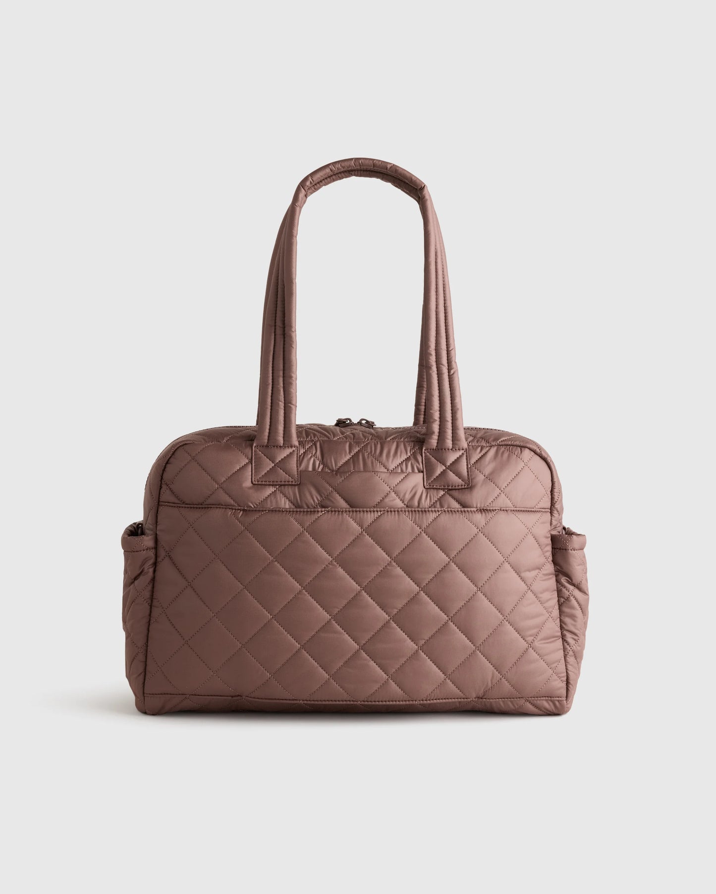 Transit Quilted Duffle Bag - One Size / Taupe Brown