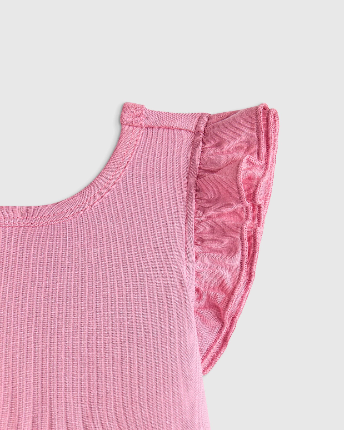 Bamboo Short Sleeve Flutter Twirl Dress - 12-18M / Starfish Pool