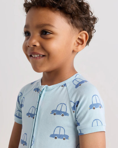 Bamboo Shortie Onesie Pajama - 2T / Sunshine