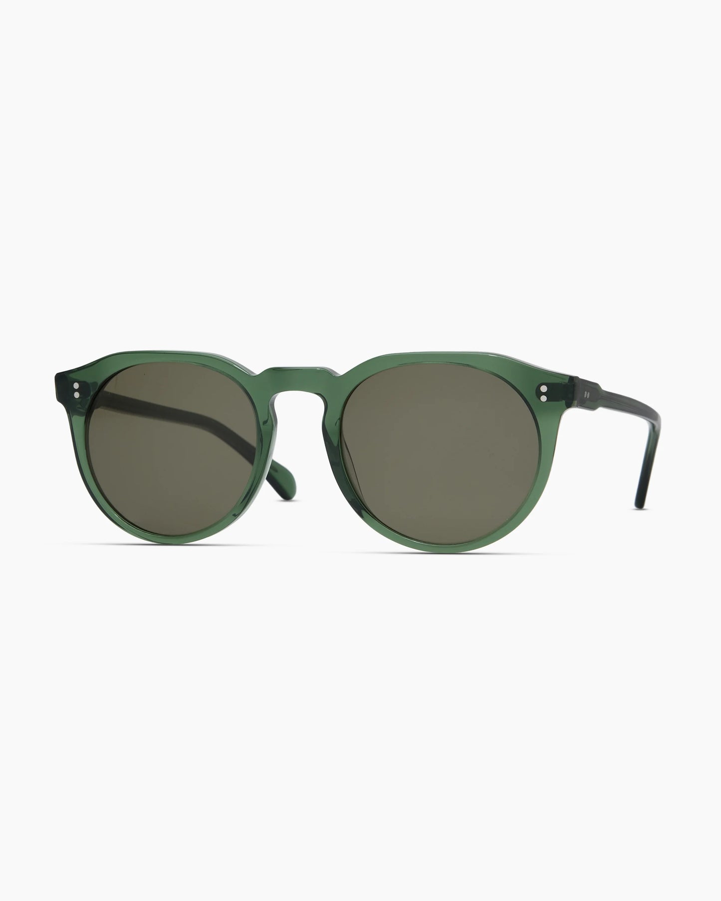 Tahiti Polarized Acetate Sunglasses - One Size / Clear Taupe with Brown lens