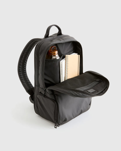 Water Repellent Puff Commuter Backpack - One Size / Black