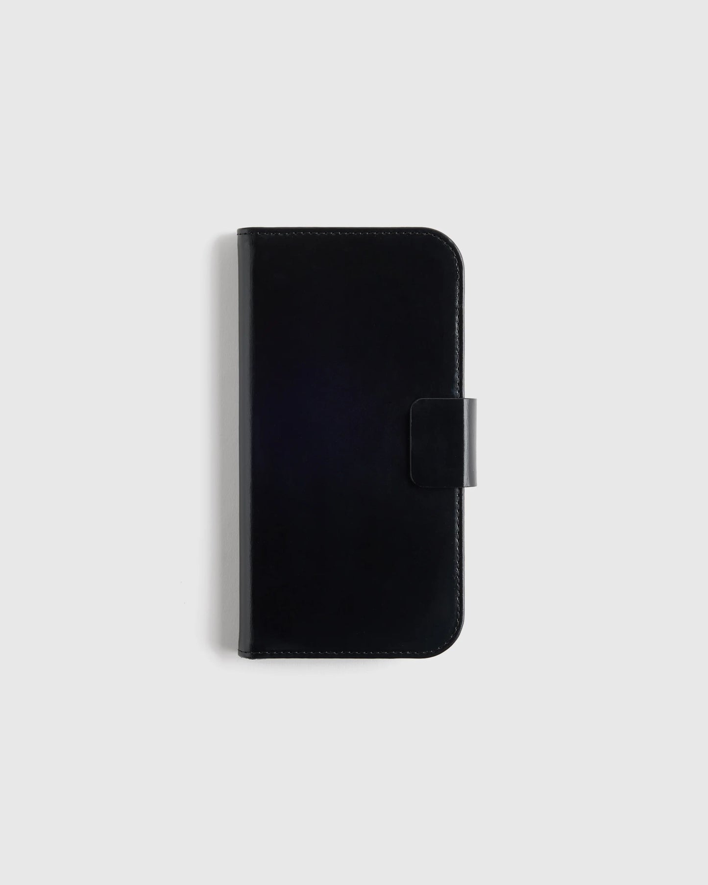 Italian Leather Phone 2-in-1 Folio Case - 17 Pro / Black