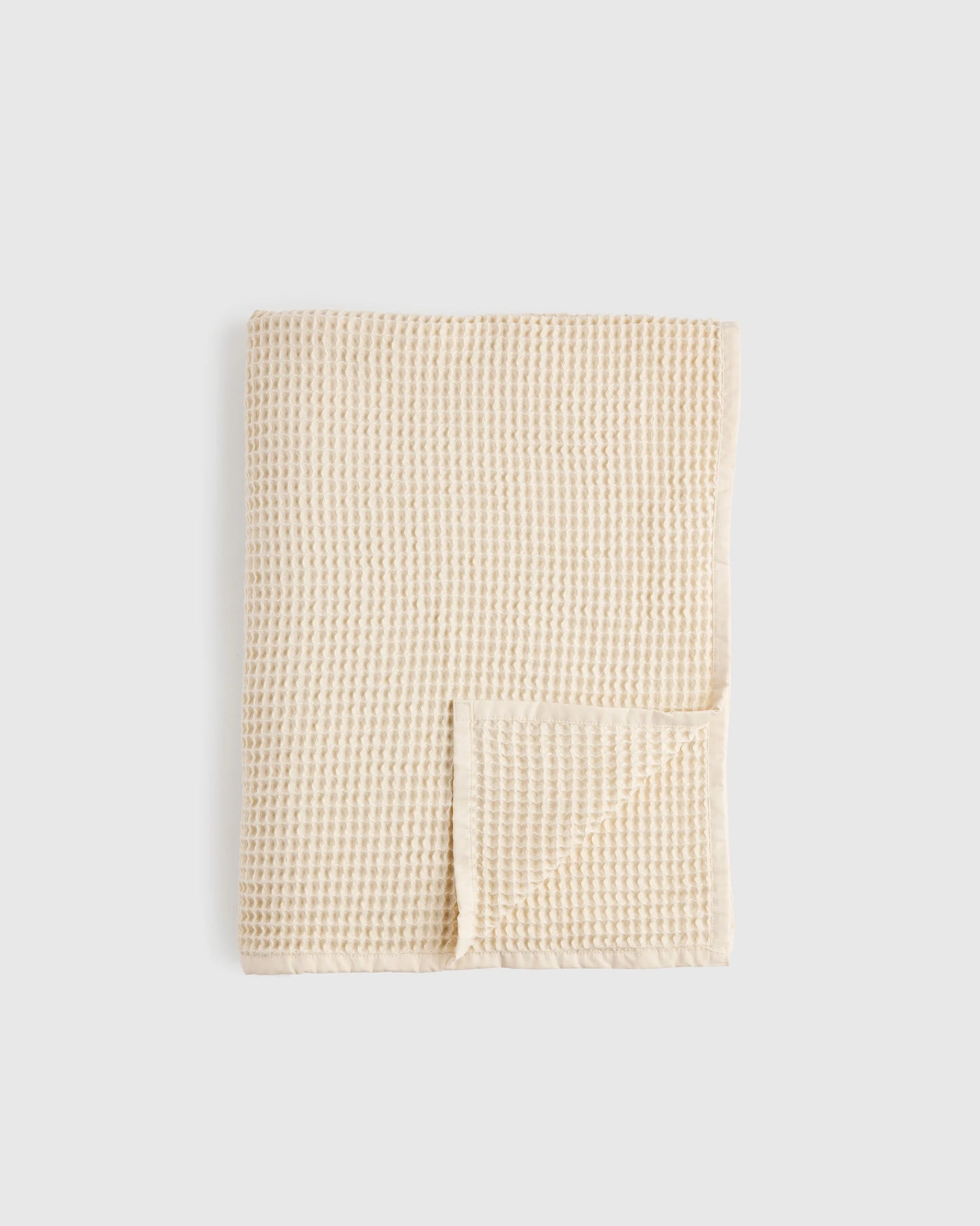Organic Waffle Throw - 50x70 / Dried Sage