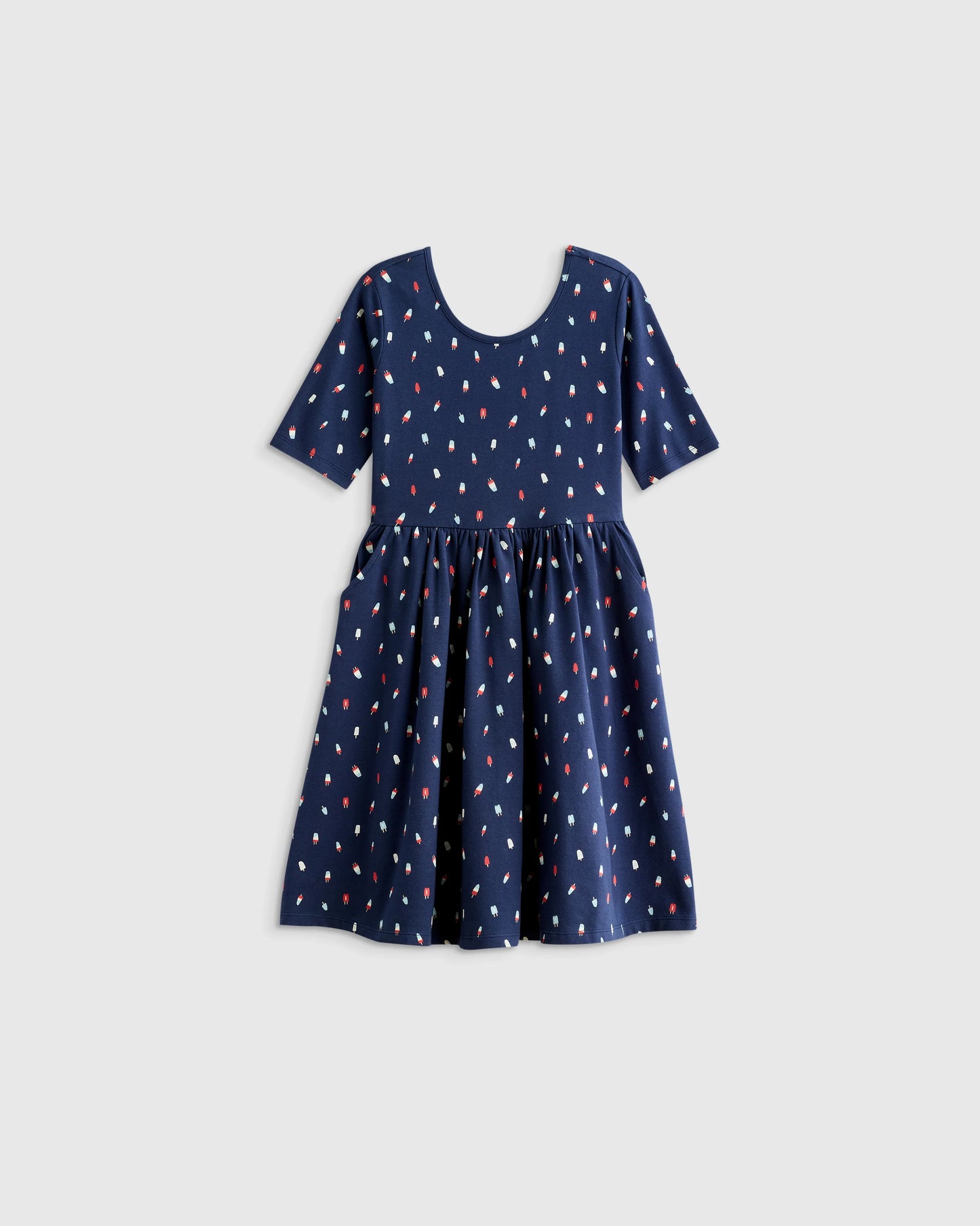 Organic Cotton Skater Dress - 2T / Sweet Cherries