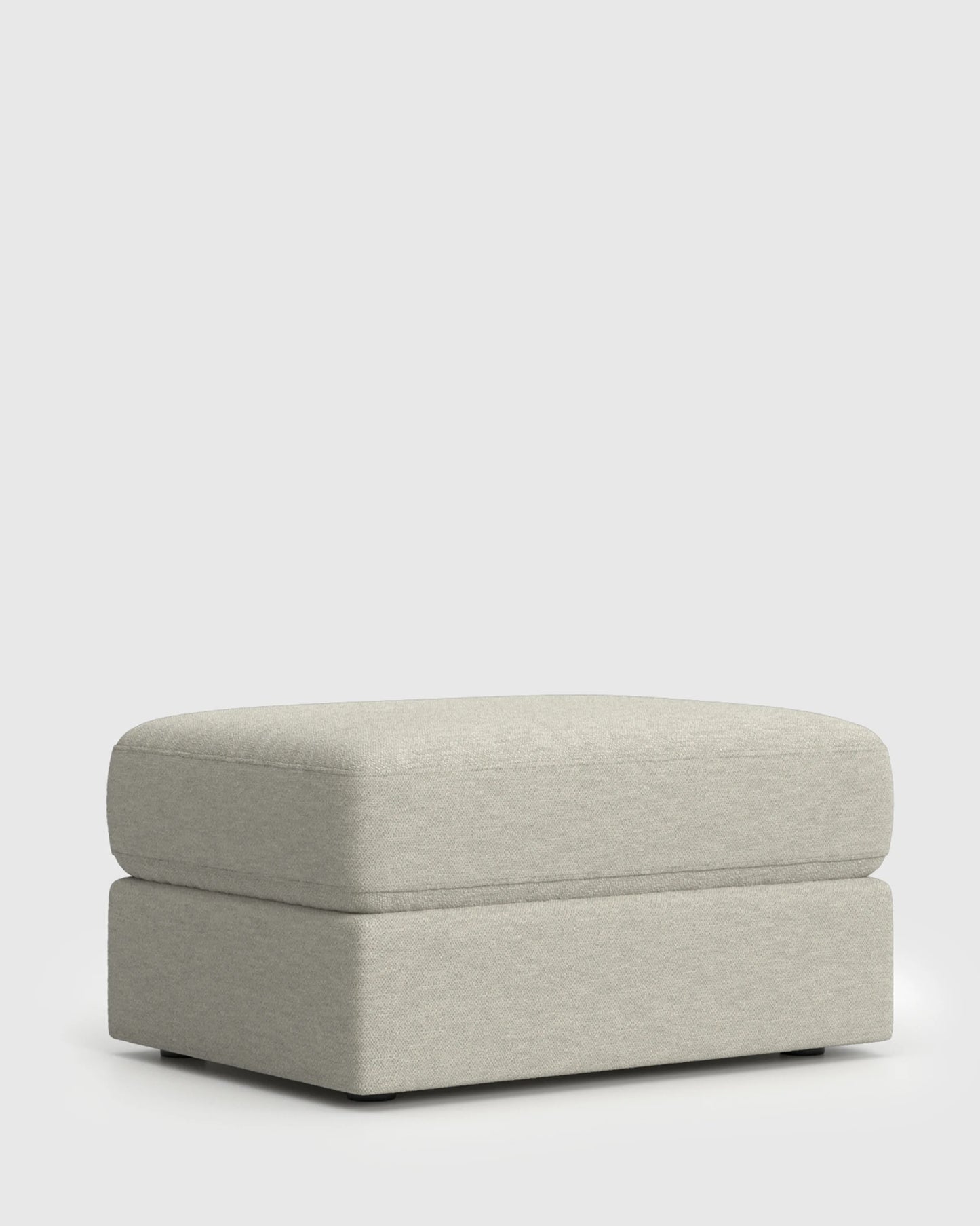 Ashford Deep Seat Ottoman in Performance Basketweave - One Size / Navy