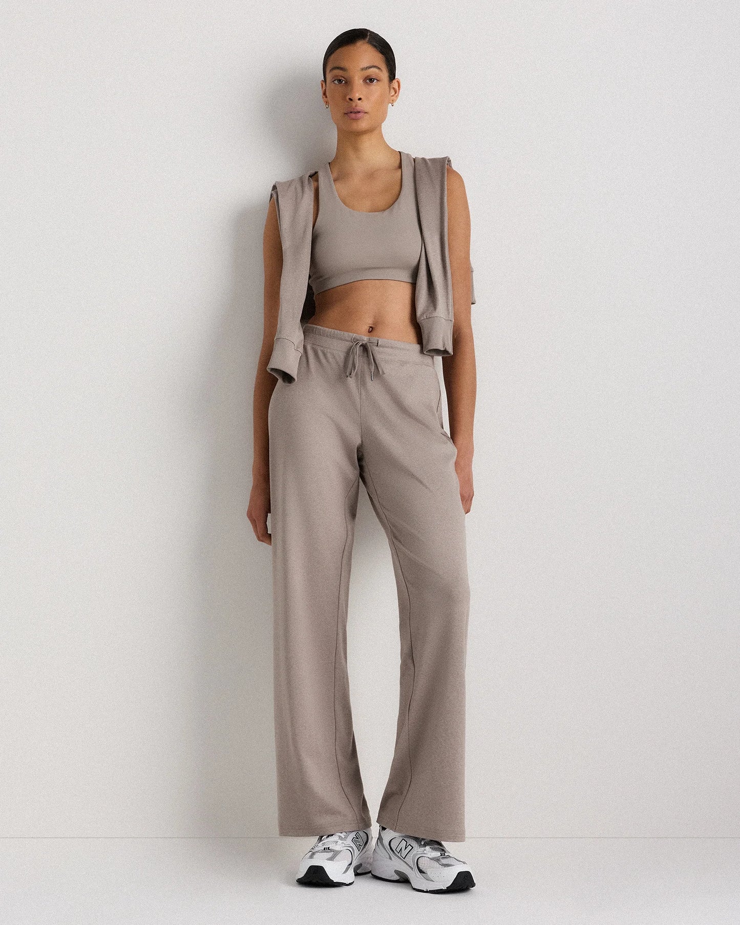Flowknit Wide Leg Pants - XS / Black