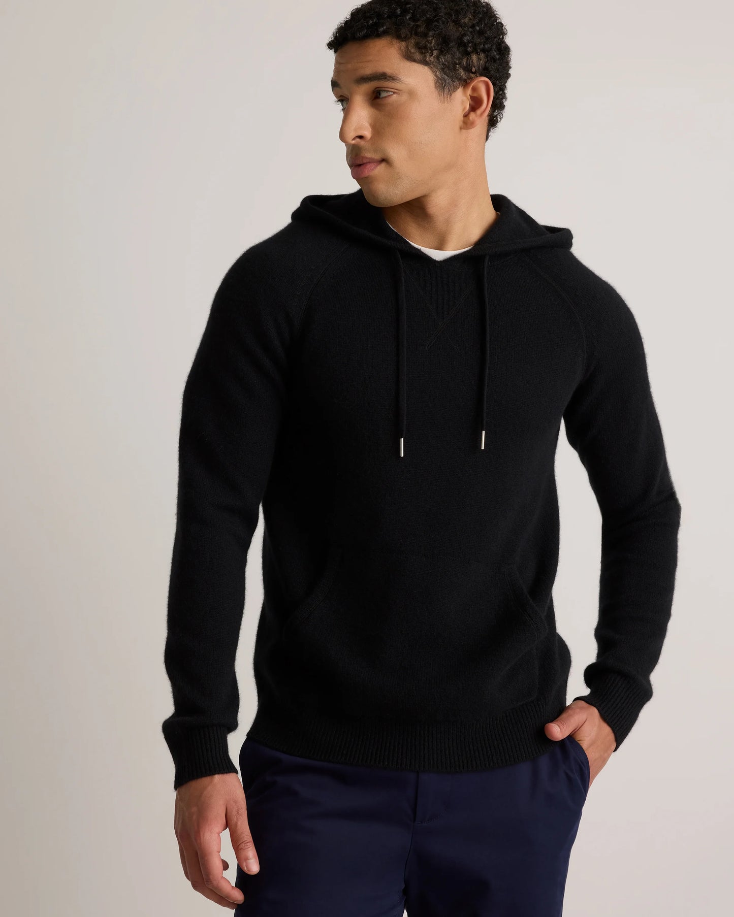 Mongolian Cashmere Pullover Hoodie - XS / Sea Spray Green