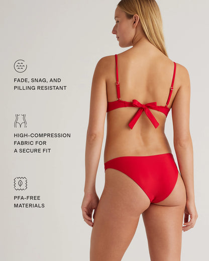 Italian Low-Rise Bikini Bottom - XS / Deep Navy