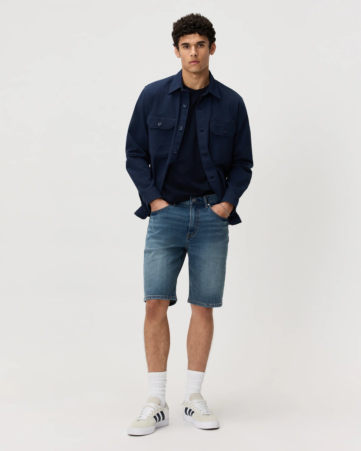 Warren Stretch Denim Shorts - 10" - 30 / Black