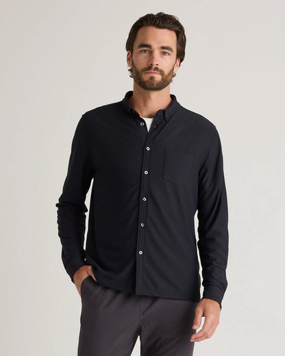 ProPique Performance Button Down - S / Light Grey