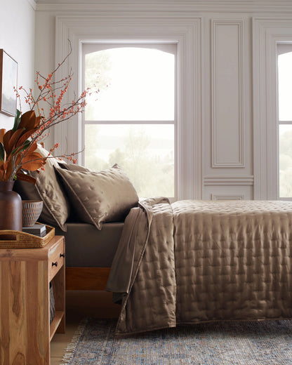 Bamboo Dream Quilt - Twin / Sage
