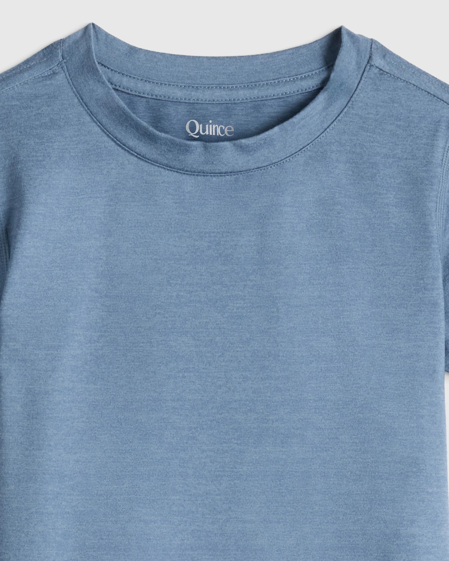 Flowknit Breeze Tee - 2T / Heather Dewstone Blue