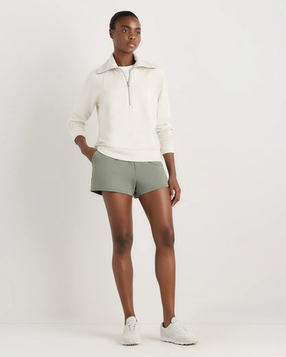 SuperSoft Fleece Shorts - XS / Smoked Thyme Green
