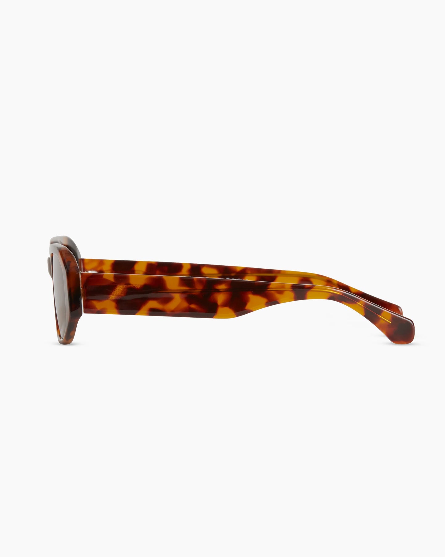 Cora Polarized Acetate Sunglasses - Wide / Black with Grey lens