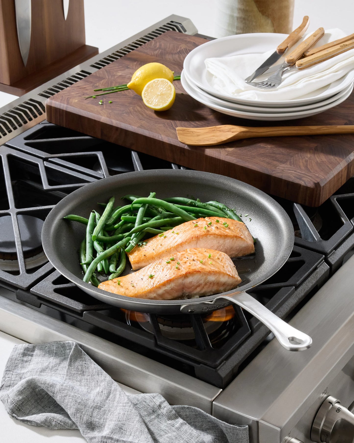 5-Ply Stainless Steel 12" Nonstick Frying Pan - One Size / No Color