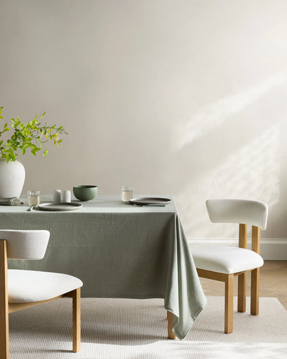 Organic Cotton Tablecloth - One Size / Dried Sage