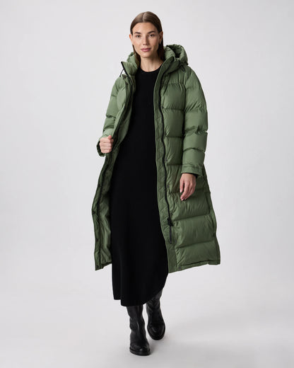 Responsible Down Long Puffer Jacket - XS / Black
