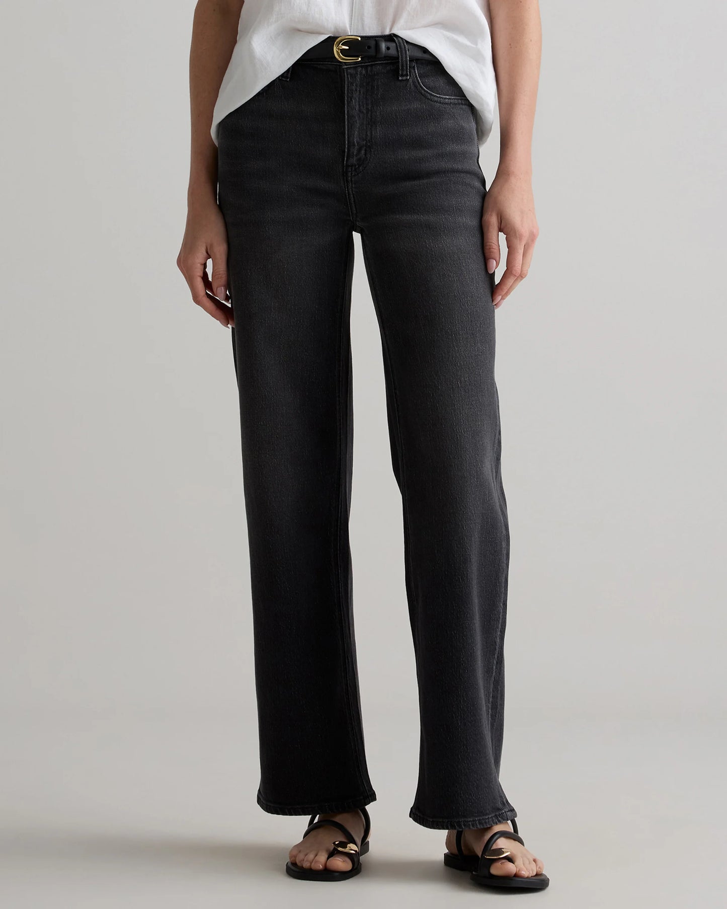 Bella Stretch Relaxed Straight Jeans - 24 / Atlantic Blue