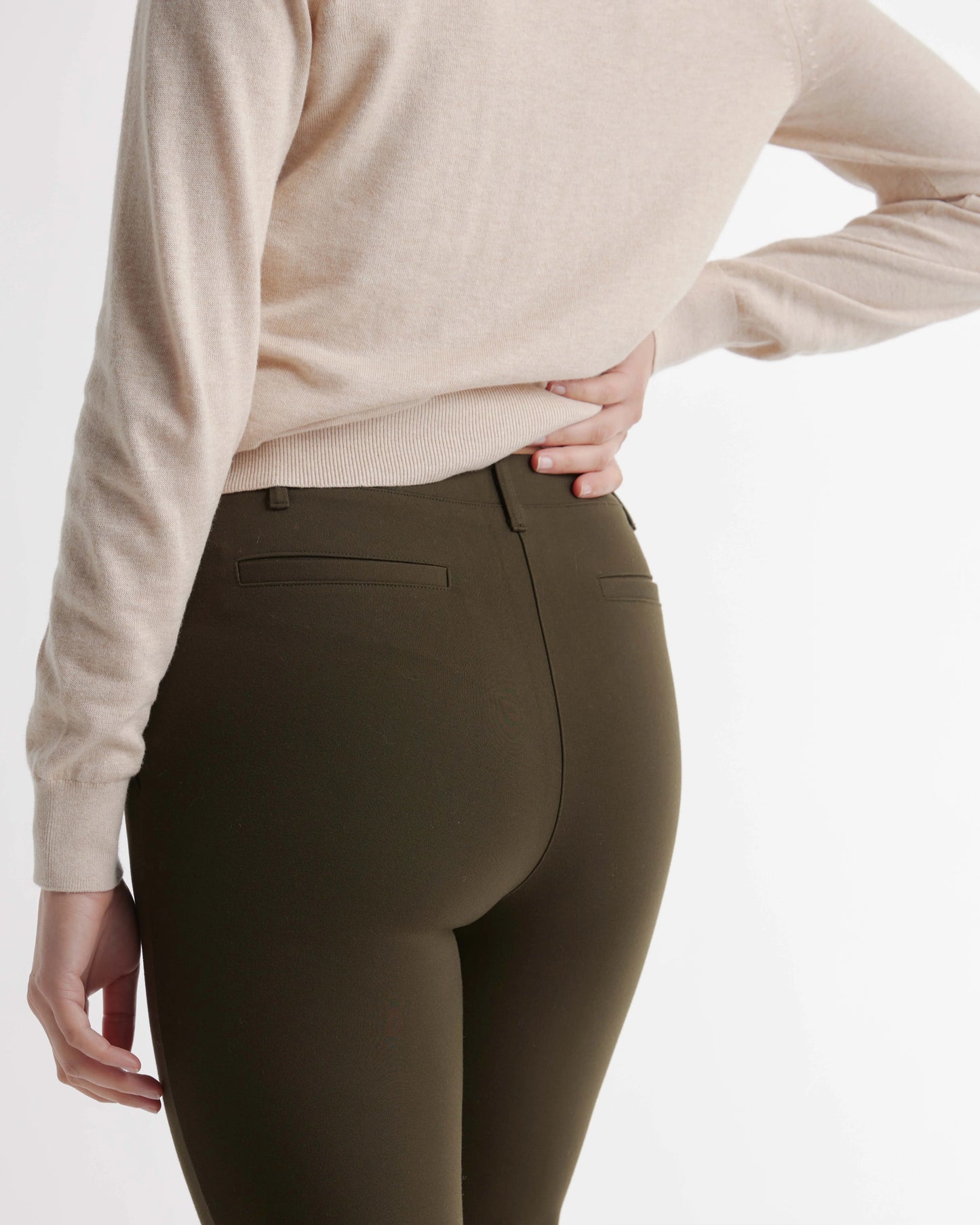 Ultra-Stretch Ponte Bootcut Pants - XS / Black