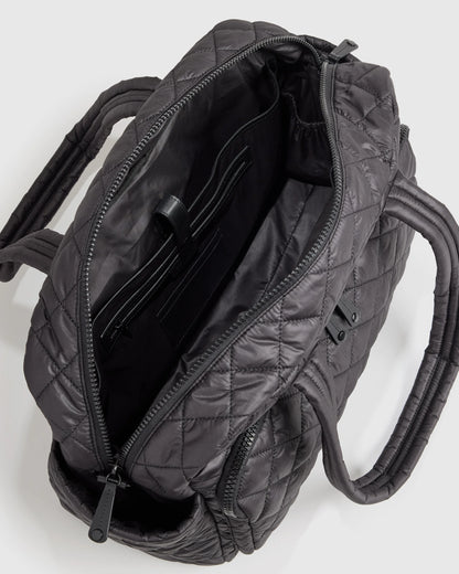 Transit Quilted Duffle Bag - One Size / Taupe Brown