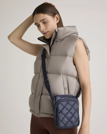 Transit Quilted Phone Crossbody - One Size / Navy