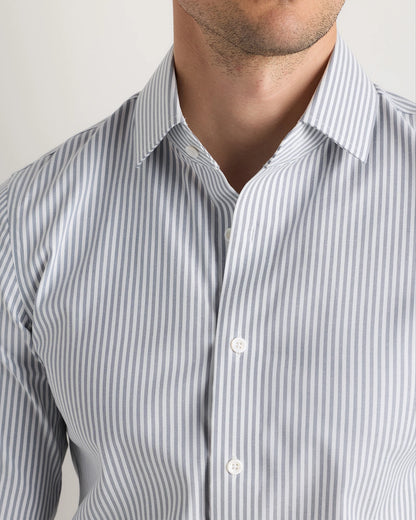 Organic Cotton Oxford Non-Iron Dress Shirt - S / Pale Blue