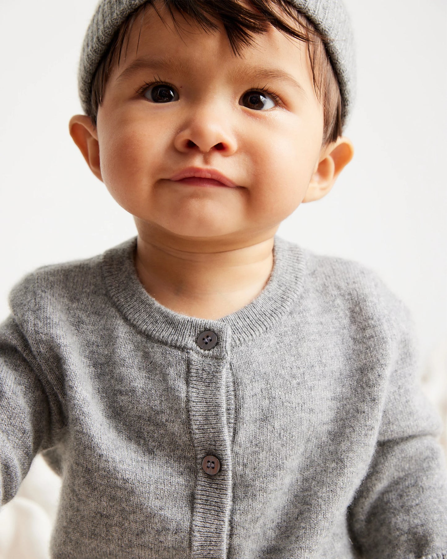 Washable Cashmere Cardigan - 3-6M / True Navy