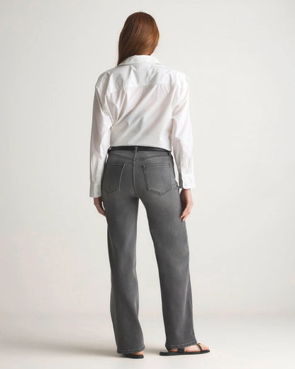 Bella Stretch Relaxed Straight Jeans - 24 / Atlantic Blue