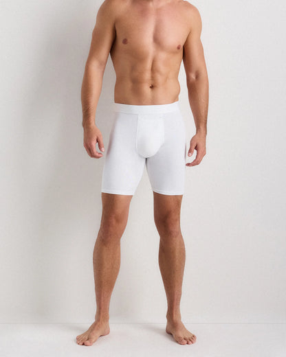 Organic Cotton 6'' Boxer Brief (3-pack) - XS / Light Grey