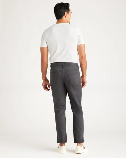 Comfort Stretch Traveler 5-Pocket Pants - Straight - 28X30 / Military Olive