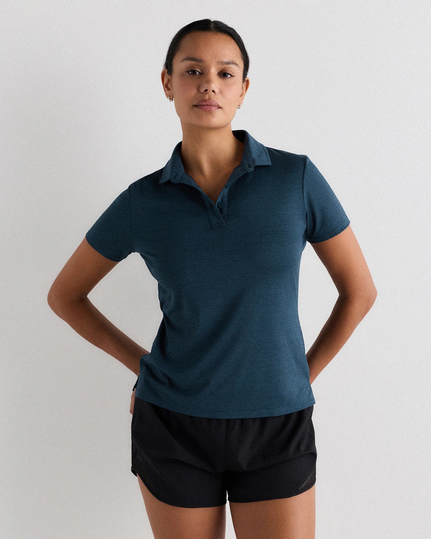 Flowknit Breeze Short Sleeve Polo - XS / Charcoal