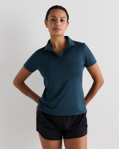 Flowknit Breeze Short Sleeve Polo - XS / Charcoal