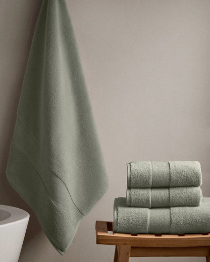 Classic Organic Turkish Cotton Bath Bundle (4 pieces) - One Size / White