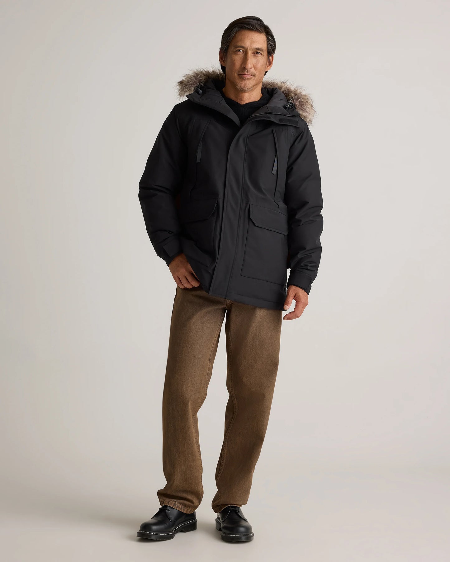 Responsible Down Hooded Parka - S / Storm Blue