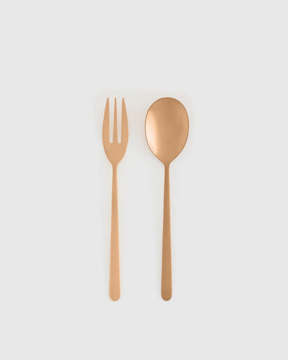 Linea 2-Pc Serving Utensil Set by Mepra - One Size / Polished Stainless Steel