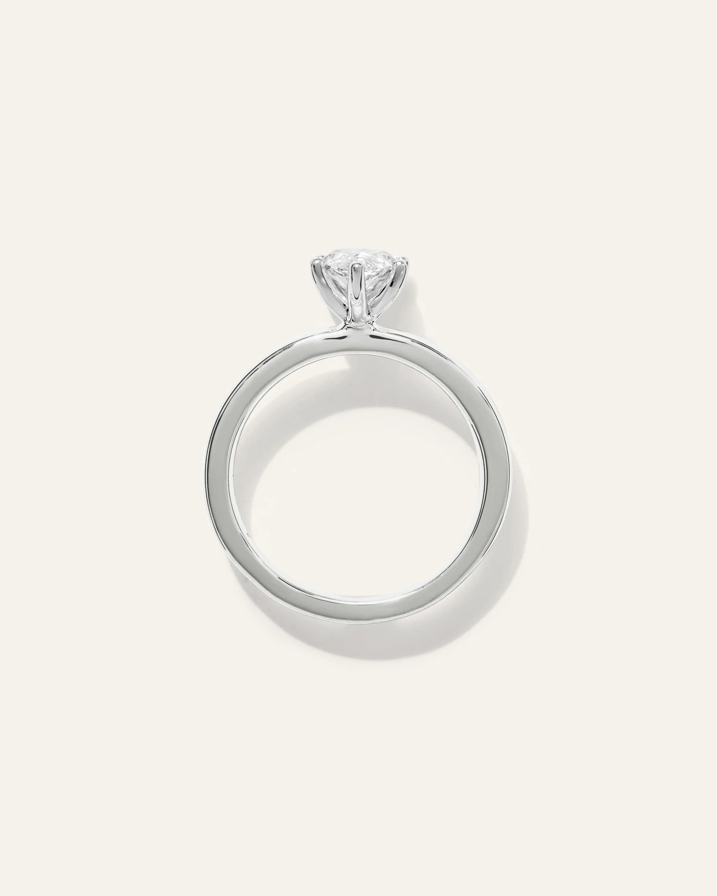Lab Grown Diamond Marquise Comfort Fit Engagement Ring - 1.5ct - 4 / Yellow Gold