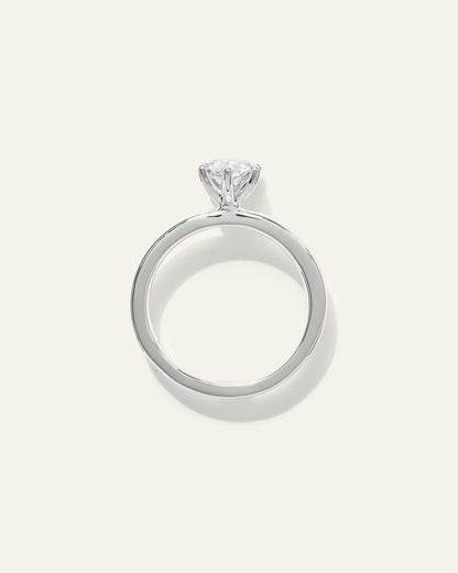 Lab Grown Diamond Marquise Comfort Fit Engagement Ring - 1.5ct - 4 / Yellow Gold