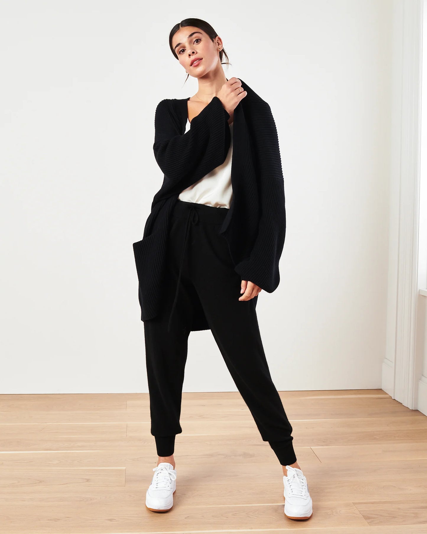 100% Organic Cotton Oversized Cardigan - XS / Camel