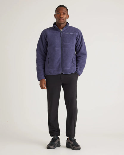 Sherpa Full Zip Jacket - S / Navy