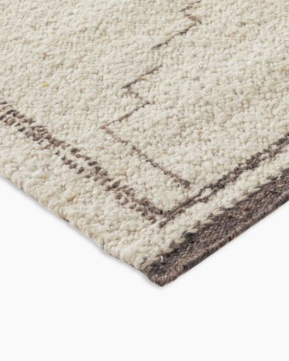 Saira Hand-Loomed Wool Rug - 5' x 8' / Charcoal