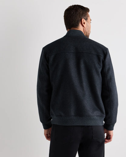 100% Mongolian Cashmere Bomber Jacket - S / Black