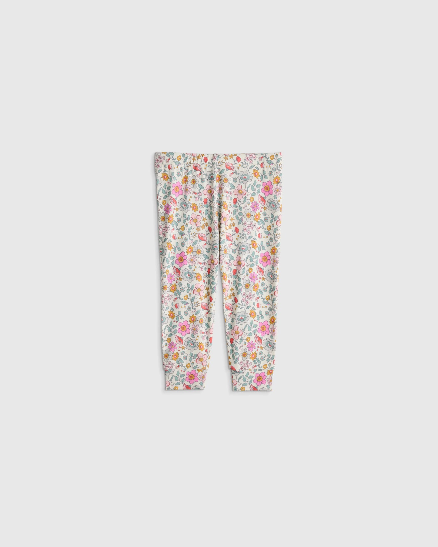 Bamboo Long Sleeve and Pant Pajama Set - 12-18M / Wildflower Dreams