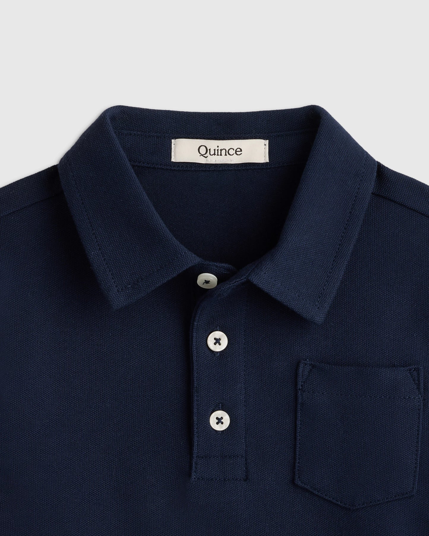 Organic Cotton Short Sleeve Pique Polo - 2T / White