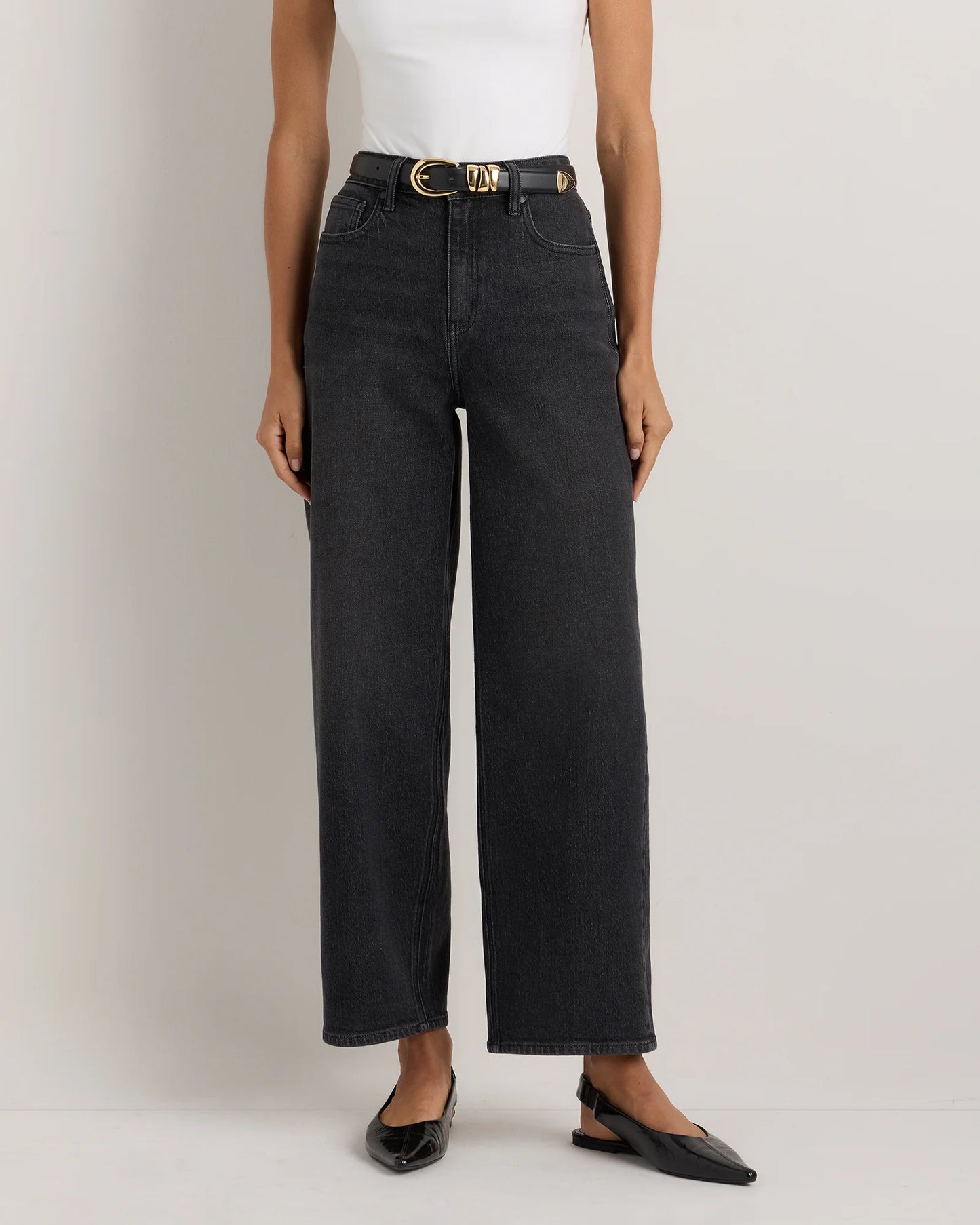 Bella Stretch Barrel Jeans - 24 / Cool Blue
