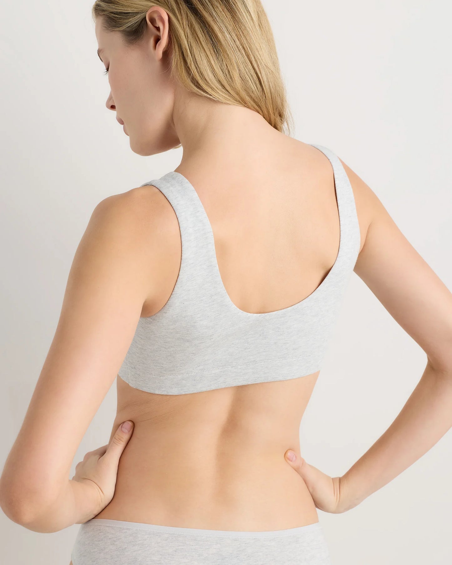 Organic Cotton Tank Bralette (2-pack) - XS / Mink