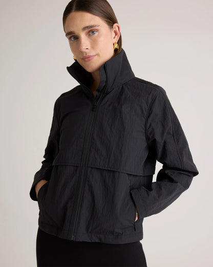 Water Repellent Windbreaker Jacket - XS / Praline